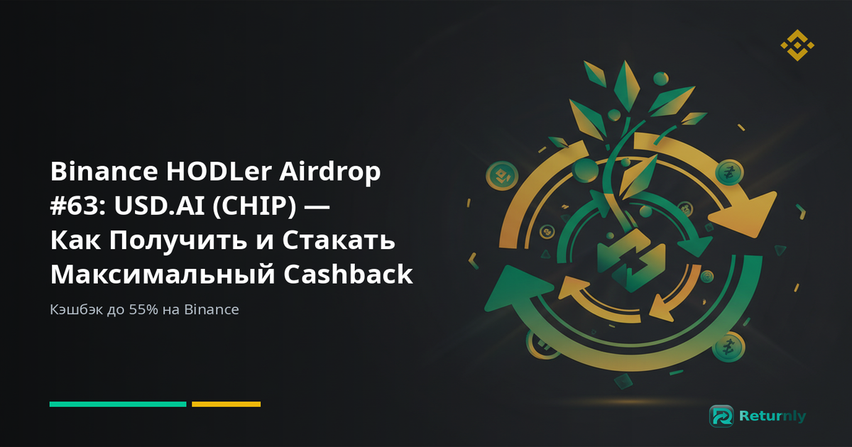 Binance HODLer Airdrop #63: USD.AI (CHIP) — Как Получить и Стакать Максимальный Cashback
