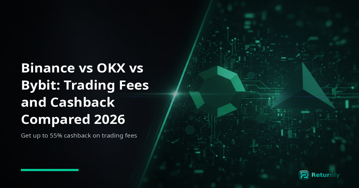 Binance vs OKX vs Bybit: Trading Fees and Cashback Compared 2026