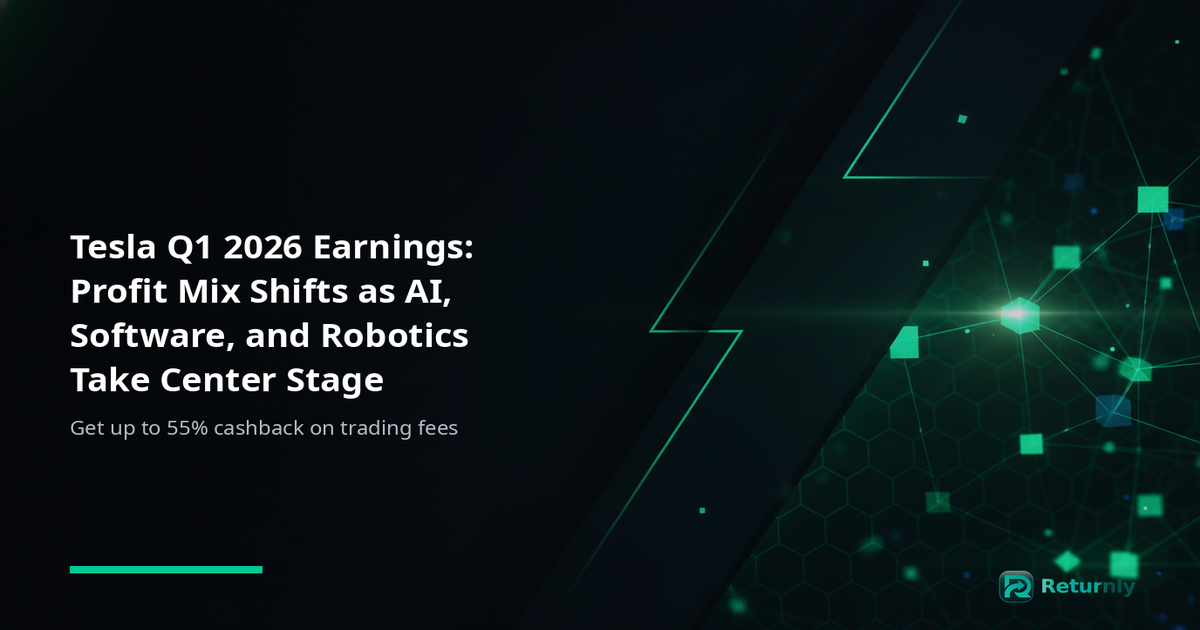 Tesla Q1 2026 Earnings: Profit Mix Shifts as AI, Software, and Robotics Take Center Stage